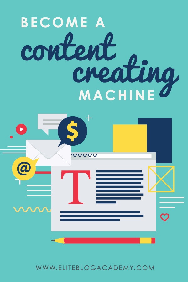Become a Content Creating Machine