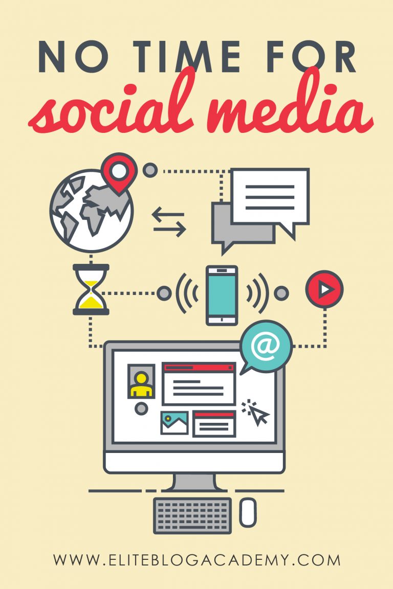 No time for social media promotion? Here are some tips on how to promote your blog on social media when you have no time. #socialmedia #blogging #blogginghelp #timesavinghacks #socialmediahacks