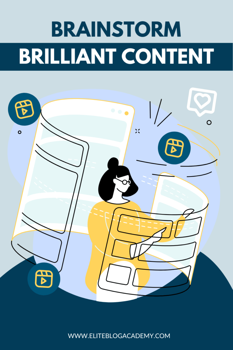 Brainstorm Brilliant Content