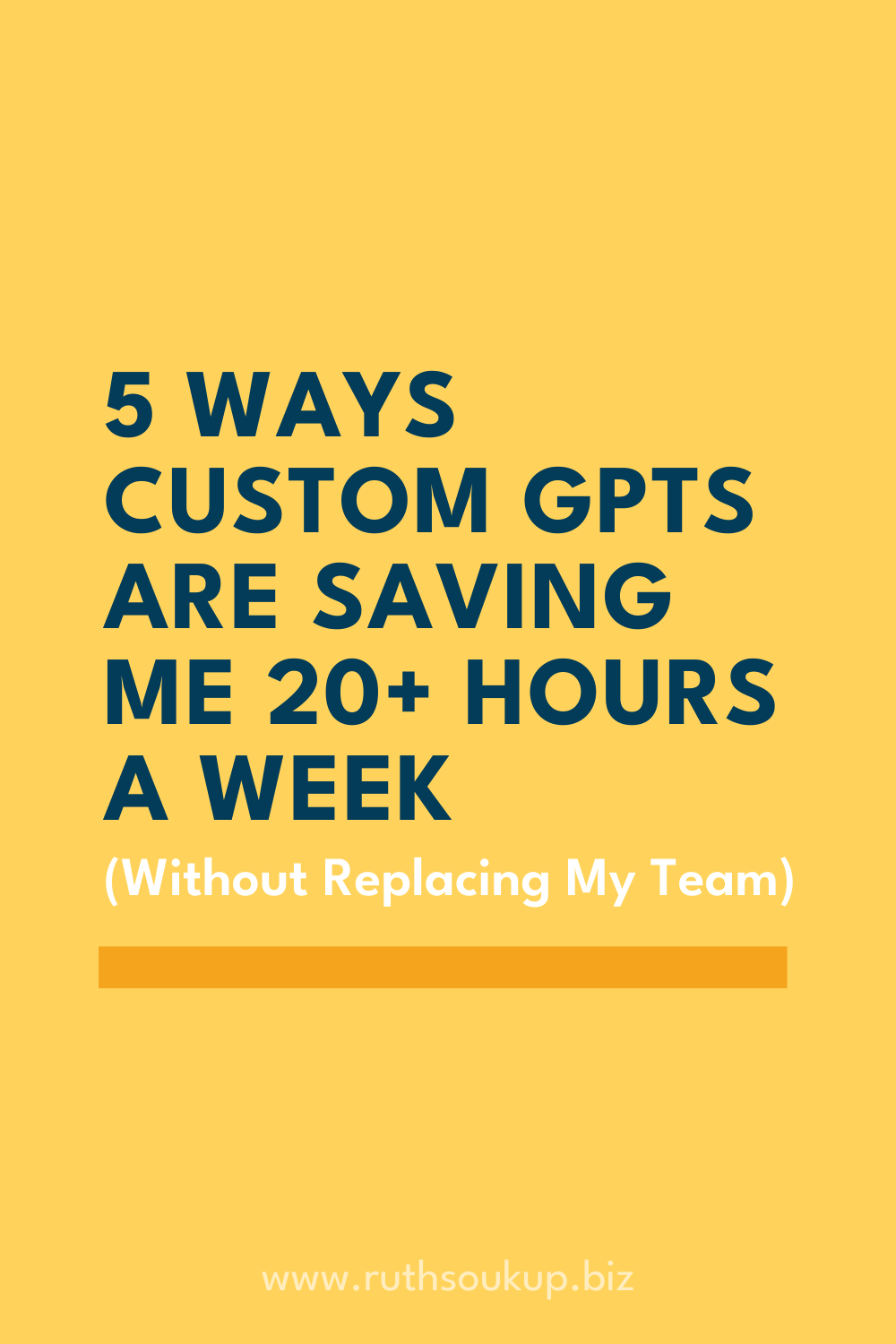 5 Ways Custom GPTs Are Saving Me 20+ Hours a Week (Without Replacing My Team)
