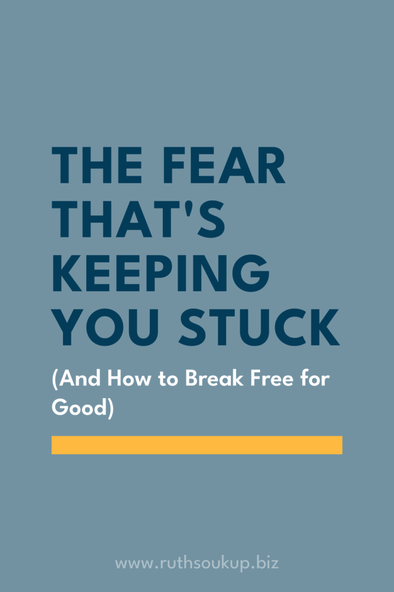 The Fear That’s Keeping You Stuck (And How to Break Free for Good)