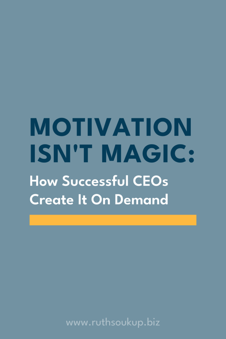 Motivation Isn’t Magic: How Successful CEOs Create It On Demand