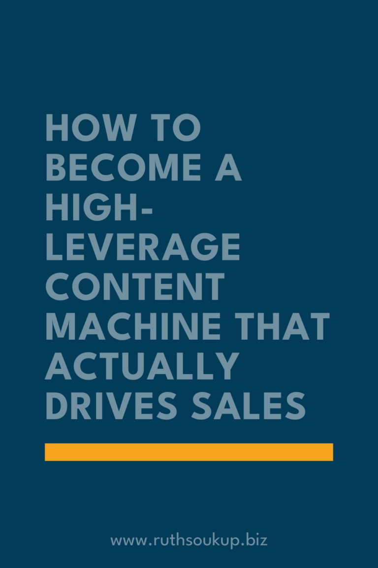 How to Build a High-Leverage Content Machine That Drives Sales (Without Burning Out)