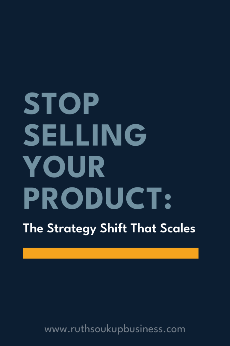 business growth concept transformation not product