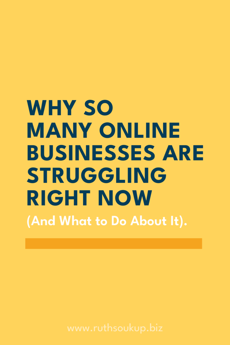 Why So Many Online Businesses are Struggling Right Now (And What to Do About It)